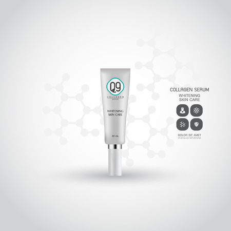 Lotion Packaging Template Vector Illustrationのイラスト素材