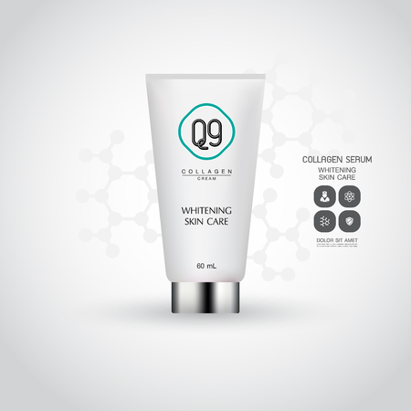 Lotion Packaging Template Vector Illustrationのイラスト素材