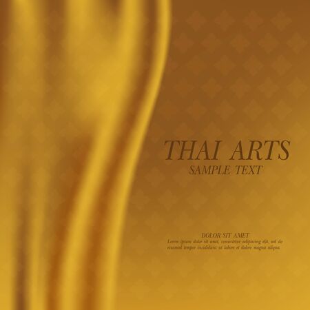 Thai Art vector background.のイラスト素材