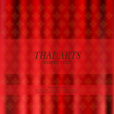 Thai Art vector background.のイラスト素材