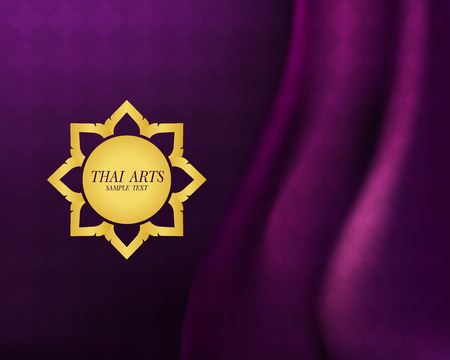 Thai Art vector background.のイラスト素材