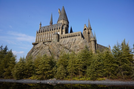 Hogwarts castle in Osaka universal studios.の素材