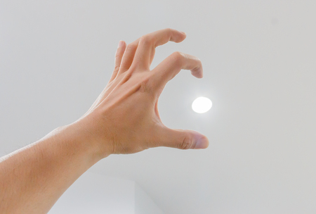 The hand handle items and activities such as sports day, working.の写真素材