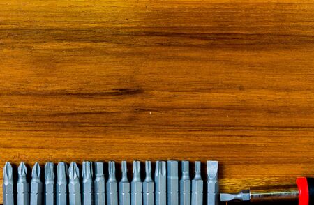 Screwdriver set  is equipment for technicians.Focus Screwdriver in the  image. Select focusの写真素材
