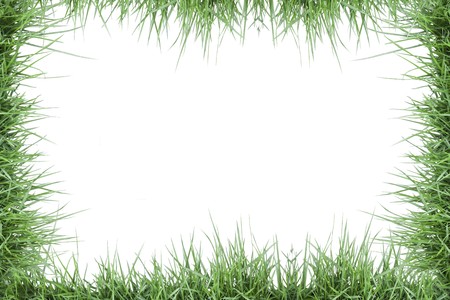 photo frame on wallの写真素材