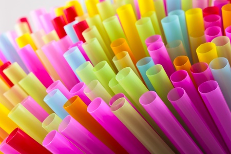 colorful of straw