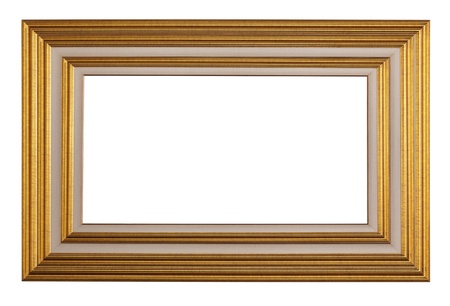 Isolated vintage photo frameの写真素材