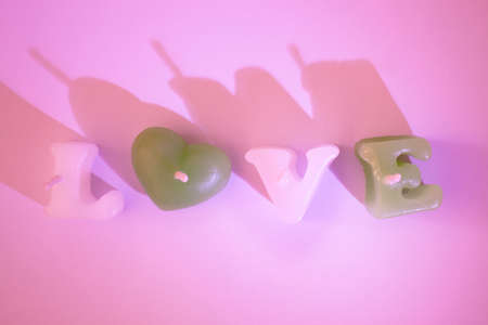 Love Candleの写真素材