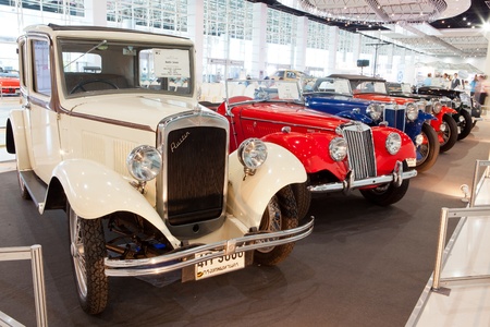 BANGKOK-DEC 01: Vintage Car Display at Thailand International Motor Expo 2011 December 01 in...