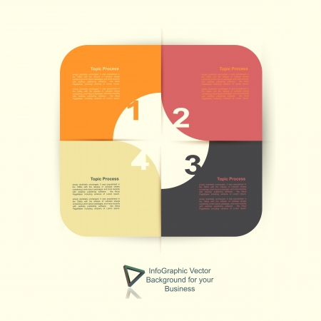   Modern Design template info graphics , numbered banners , cutout lines , graphic or website layout vectorの写真素材