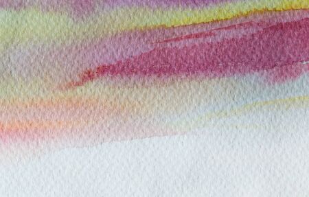 hires close up water color painting on watercolor paper texture using for backgroundの写真素材