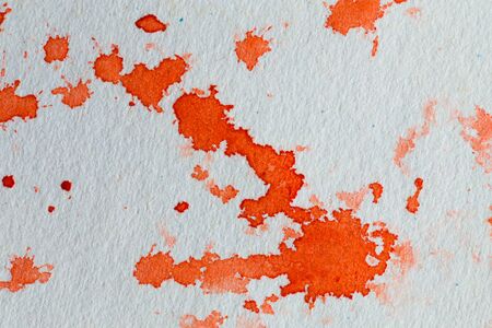 hires close up water color painting on watercolor paper texture using for backgroundの写真素材