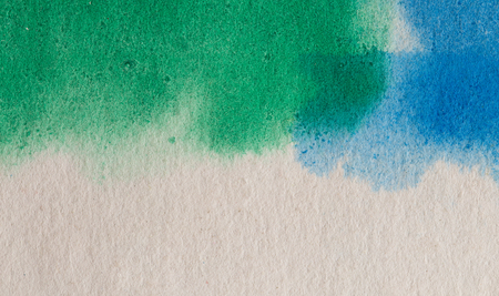 hires close up water color painting on watercolor paper texture using for backgroundの写真素材