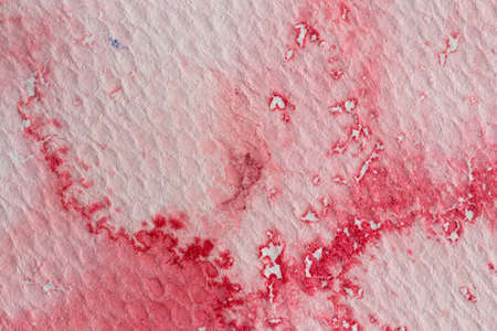 hi-res close up water color painting on watercolor paper texture using for backgroundの写真素材