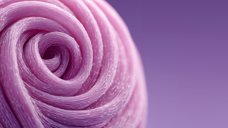 pink spiral on a purple background. close up. soft focusの素材