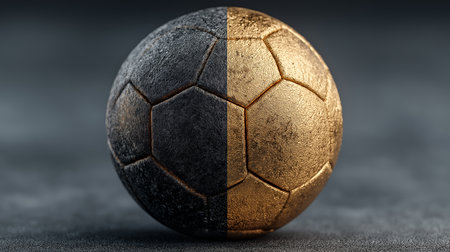 Soccer ball with the flag of Belgium on grunge background. 3D renderingの素材