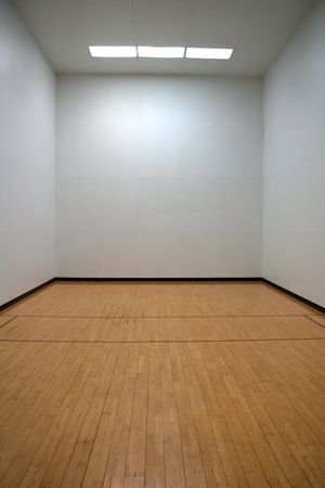 Empty Racquetball Courtの写真素材