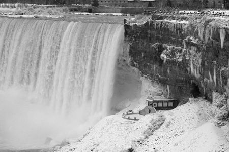 Niagara Falls in the Winter - Horseshoe Fallsの写真素材