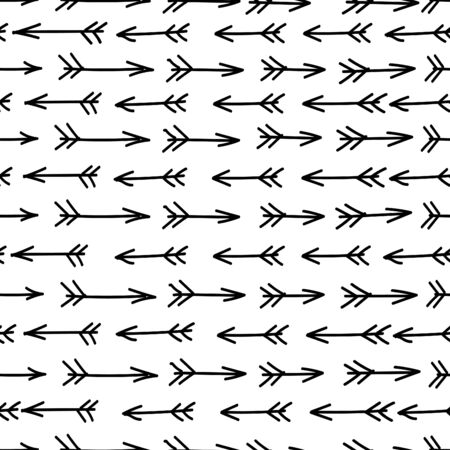 Cute arrow seamless background.のイラスト素材