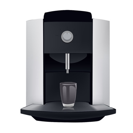 Coffee maker vector illustration.のイラスト素材