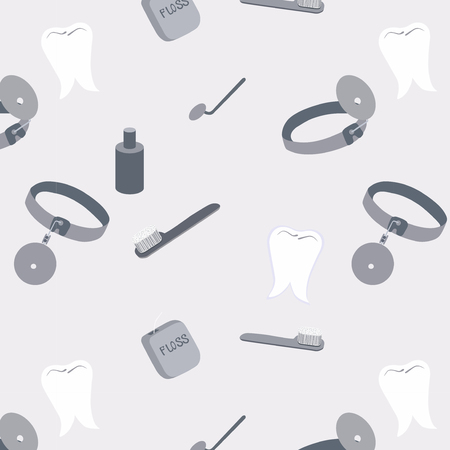 Dentistry set vector illustration.のイラスト素材