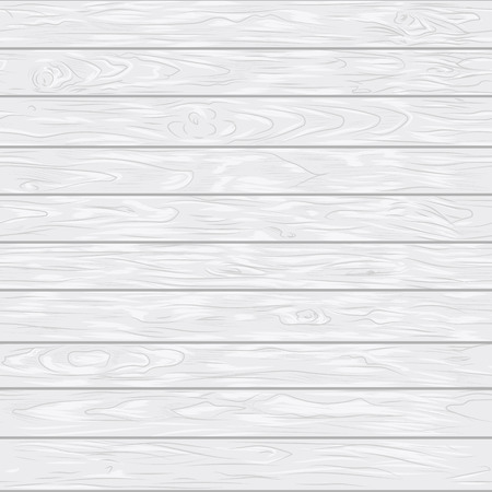White wooden planks seamless pattern. Horizontal lines wooden floor painted white.のイラスト素材