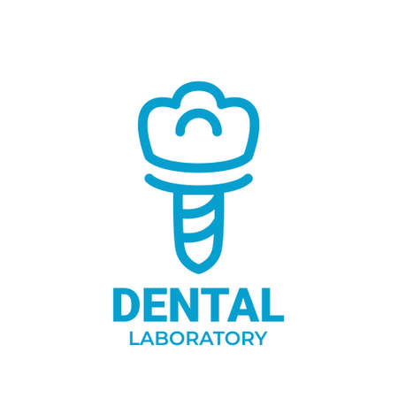 Dental laboratory  isolated on white background.のイラスト素材