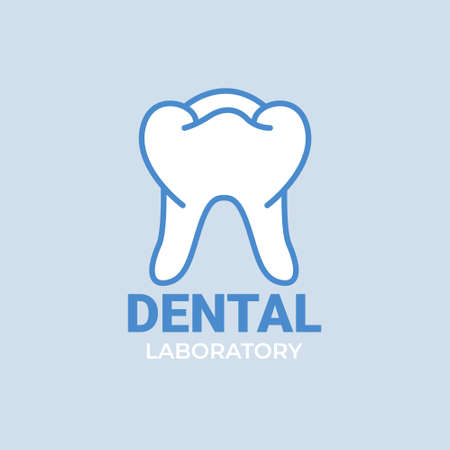 Dental laboratory  isolated on white background.のイラスト素材