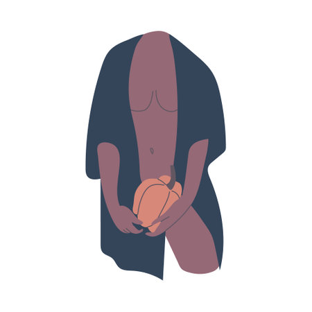 Female sexy torso vector illustration.のイラスト素材