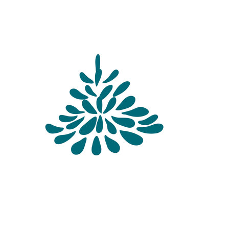 Christmas tree vector illustration.のイラスト素材