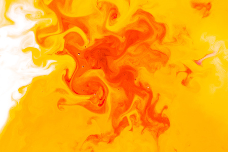 Mixture of watercolor paints