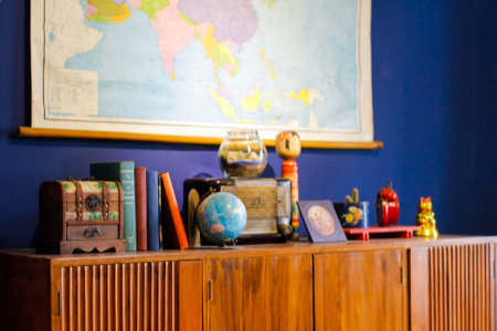 These items are suitable to serve as your room decorの写真素材