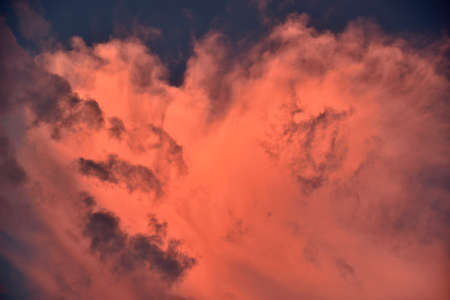 Abstract sunset cloudscape background.