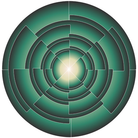 Green Technology sense of patternのイラスト素材