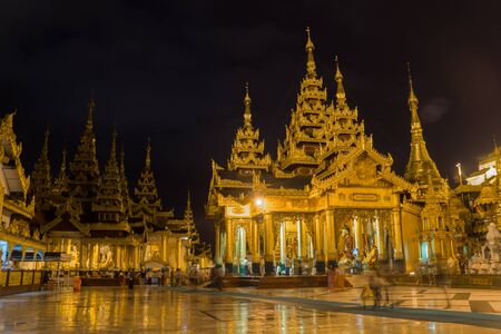 Pagoda temple in Myanmar.のeditorial素材