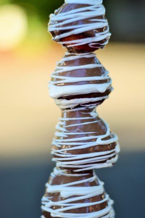 Chocolate covered strawberriesの写真素材