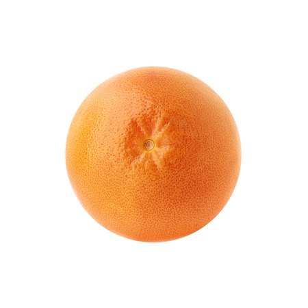 One fresh ripe grapefruit. Beautiful citrus isolated.の写真素材
