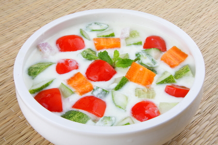 green saladの写真素材