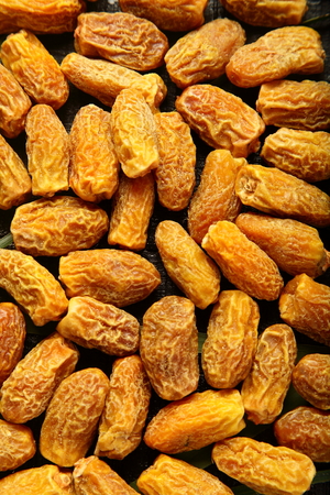 Texture background of sweet dates fruits.の写真素材