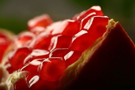 Macro image- pomegranate fruits.の写真素材