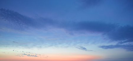 evening sky in soft pastel colors - natural backgroundの写真素材