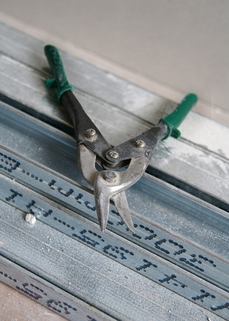 Special shears for metal cuttingの写真素材