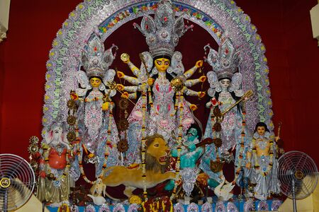 God Durga in Hindus Kolkata, India.の写真素材