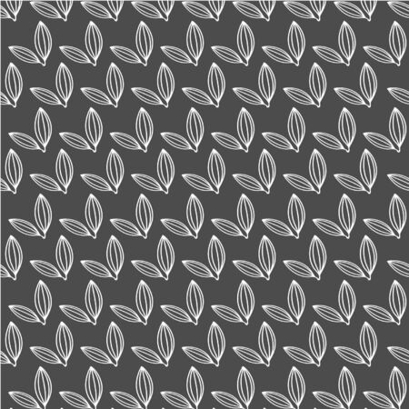 Leaf drawing pattern, background.のイラスト素材