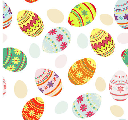 Easter decorative   backgroundのイラスト素材
