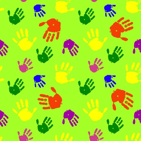 Color hands palms backgroundのイラスト素材