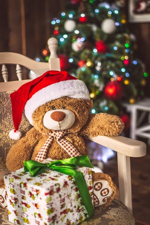 Gifts under the tree for Christmas dayの写真素材