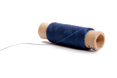blue knit isolated on white background