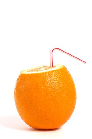 oranges isolated on white backgroundの写真素材