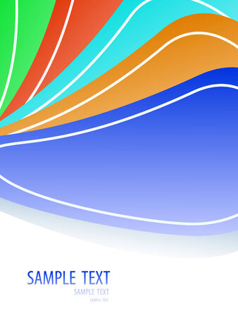 colorful vector frame designのイラスト素材